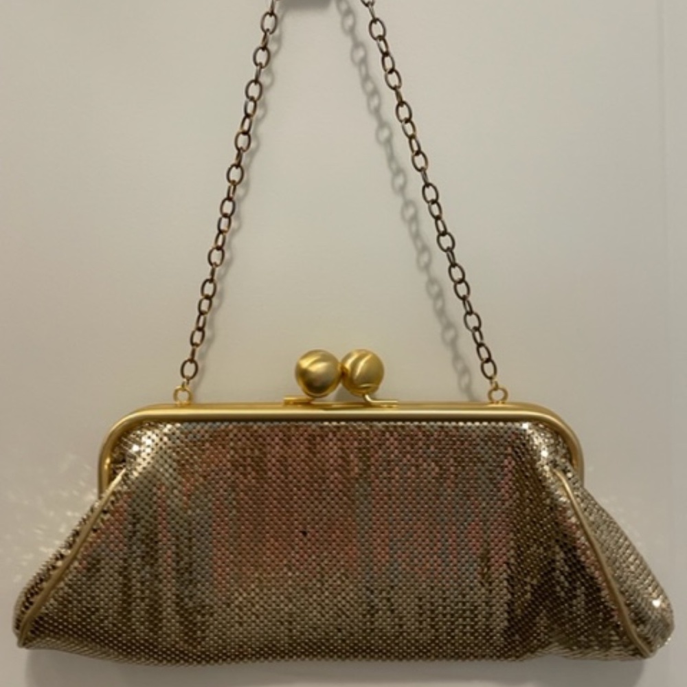 Whiting & Davis Gold Mesh Evening Bag